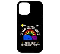 If God Hates us why are we so Cute? Rainbow Kawaii LGBTQ Gay Case for iPhone 12 Pro Max