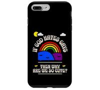 If God Hates us why are we so Cute? Rainbow Kawaii LGBTQ Gay Case for iPhone 7 Plus/8 Plus