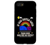 If God Hates us why are we so Cute? Rainbow Kawaii LGBTQ Gay Case for iPhone SE (2020) / 7 / 8