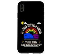 If God Hates us why are we so Cute? Rainbow Kawaii LGBTQ Gay Case for iPhone XS Max