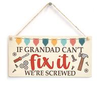 If Grandad Can’t Fix It We’re Screwed Sign, Pastel Tools