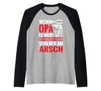 If Grandpa Cannot Repair it we are on The Ass Raglan Baseball Tee