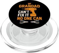 If Grandpa Can't Fix It No One Can Funny Grandad PopSockets PopGrip for MagSafe