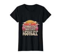 If Gymnastics was Easy It Would Be Called Football - Value Graphic T-Shirt, Women, Black, L