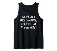 If Happy You Want to Cam, Your Cabbage You Gotta Make Yourself. Wisdom Tank Top