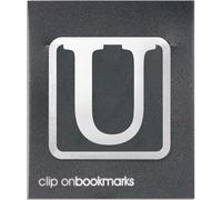 IF Helvetica Clip-On Letter Bookmark - U