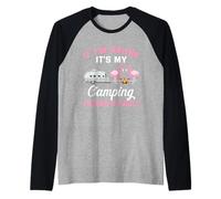 If I am Drunk its My Camping Friends Fault Raglan Baseball Tee