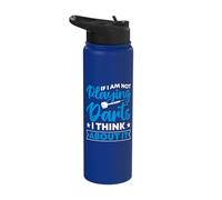 If I Am Not Playing Darts I Think About it - Darts Stainless Steel Insulated Water Bottle