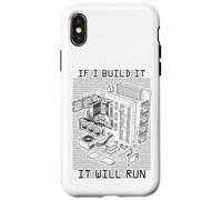 If I Build It Will Run Funny PC Builder Computer Code Gamer Case for iPhone X/XS