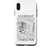 If I Build It Will Run Funny PC Builder Computer Code Gamer Case for iPhone XS Max