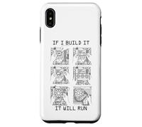 If I Build It Will Run Funny PC Builder Computer Nerd Gamer Case for iPhone XS Max