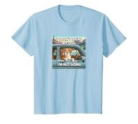 If I Can't Bring My Dog, I'm Not Going Funny Pet Animal T-Shirt, Youth, Baby Blue, Small
