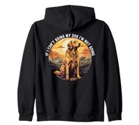 If I Can't Bring My Dog I'm Not Going Golden Retriever Zip Hoodie