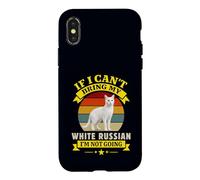 If I Can't Bring My White Russian I'm Not Going Cat Owner Case for iPhone X/XS