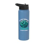 If I Can't Bring My Yarn I'm Not Going Crochet Yarn Lover Stainless Steel Insulated Water Bottle