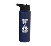 If I Could Sing I Wouldn't be a Guitarist Stainless Steel Insulated Water Bottle