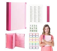 If i Die Binder Organizer, in Case I Die Document Folder, Important Document Organizer with Stickers, in Case I Go Missing Binder, Folio Document Organiser, Portable File Folder for Home