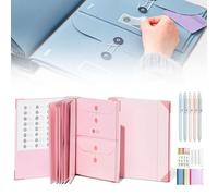 If I Die Binder UK, Important Document Organizer, Life Book Document Organiser for Birth Certificate Planning Card Passport (Pink)