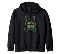 If I Die Choking On A Gummy Bear Tell Everyone Zip Hoodie