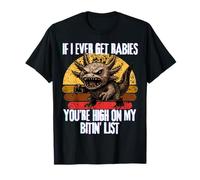 IF I Ever GET Rabies, You're HIGH ON My BITIN' List Axolotl T-Shirt