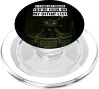 If I Ever Get Rabies, You're High On My Bitin' List Funny PopSockets PopGrip for MagSafe