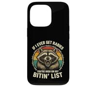 If I Ever Get Rabies, You're High On My Bitin' List Retro Case for iPhone 13 Pro