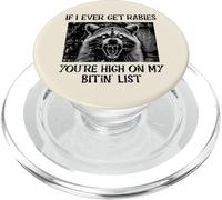 If I Get Rabies Youre My Bitin List Funny Saying Men Women PopSockets PopGrip for MagSafe