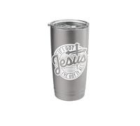 If I Got Jesus, I've Got It All Distressed Graphic Stainless Steel Insulated Tumbler