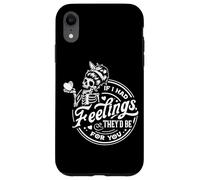 If I Had Feelings They'd Be For You Skeleton Case for iPhone XR