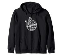 If I Had Feelings They'd Be For You Skeleton Zip Hoodie