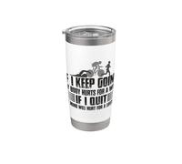 If I Keep Going My Body Hurts for A Week Triathlon Stainless Steel Insulated Tumbler