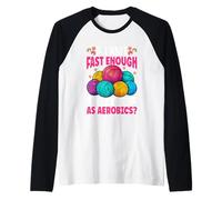 If I Knit Fast Enough Does It Count As Aerobics Raglan Baseball Tee