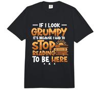 If I Look Grumpy It's Because I Had to Stop Reading Comfort Colors Adult Heavyweight T-Shirt