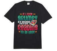 If I Look Grumpy It's Because I Had to Stop Reading Comfort Colors Adult Heavyweight T-Shirt