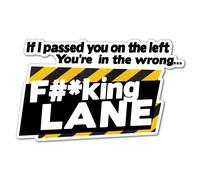 If I Passed You On The Left Sticker Decal Funny Vinyl Car Bumper