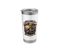 If I Wasn't A Good Electrician I'd Be Dead By Now Funny Joke Stainless Steel Insulated Tumbler