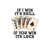 if i win its skill Poker notebook |: sketchbook with 120 pages squared, Graph Paper Composition Notebook: Grid Paper, Quad Ruled, 120 pages Softcover (6x9 inch)