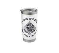 If I Wine, it is Skill, with You it is Happiness Stainless Steel Insulated Tumbler