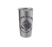 If I Wine, it is Skill, with You it is Happiness Stainless Steel Insulated Tumbler