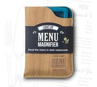 IF IF Light Up Menu Magnifier-Aqua, Turquoise, One Size