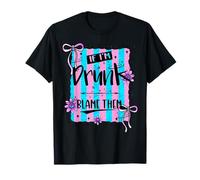 If I'm Drunk Blame Them Boujee Bestie Retro Best Friend T-Shirt