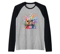 If I'm Missing Check The Garden Gardener Plants |- Raglan Baseball Tee