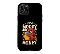 If Im Moody Give Honey Cute Bear Funny Bees Case for iPhone 11 Pro