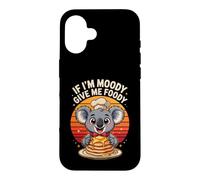 If I'm Moody Give Me Foody Koala Pancake Lover Case for iPhone 16