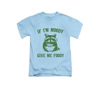 If I'm Moody give me Foody Novelty Meme Funny Fun Trending Tee T-Shirt Funny Unisex T Shirt Top Sky Blue