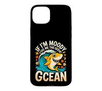 If Im Moody Give Me The Ocean Gcean Shark Case for iPhone 15 Plus