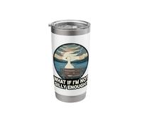 If I'm Not Silly Enough Goose Existential Crisis Funny Humor Stainless Steel Insulated Tumbler
