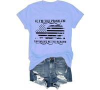 If Im The Problem You Might Be The Reason Shirt, If I'm The Problem You Might Be The Reason T-Shirt Graphic Tees Carolina Blue