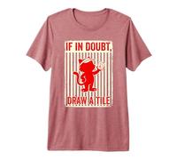If in Doubt Draw A Tile Mahjong Cat Premium T-Shirt