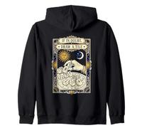 If In Doubt Draw A Tile Mahjong Sun Moon Zip Hoodie
